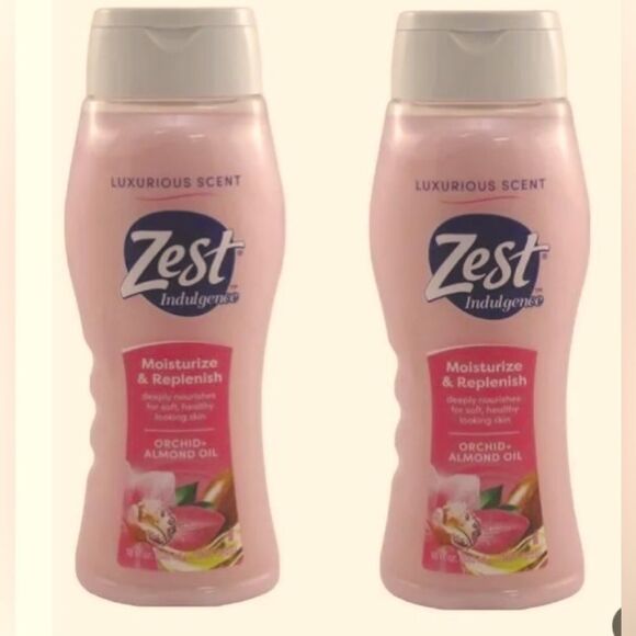 🎉 Zest Body Wash Orchid + Almond Oil 18oz Each two 
Pack💥 - Picture 1 of 5